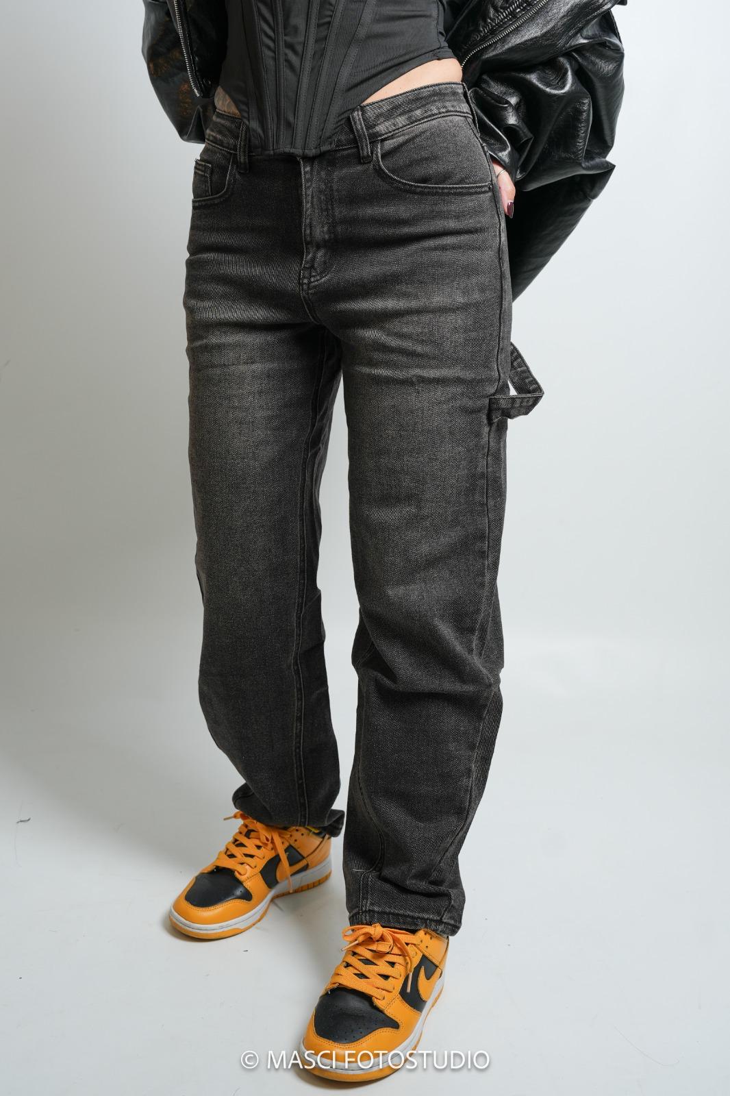 Jeans Balloon Cargo lavaggio scuro